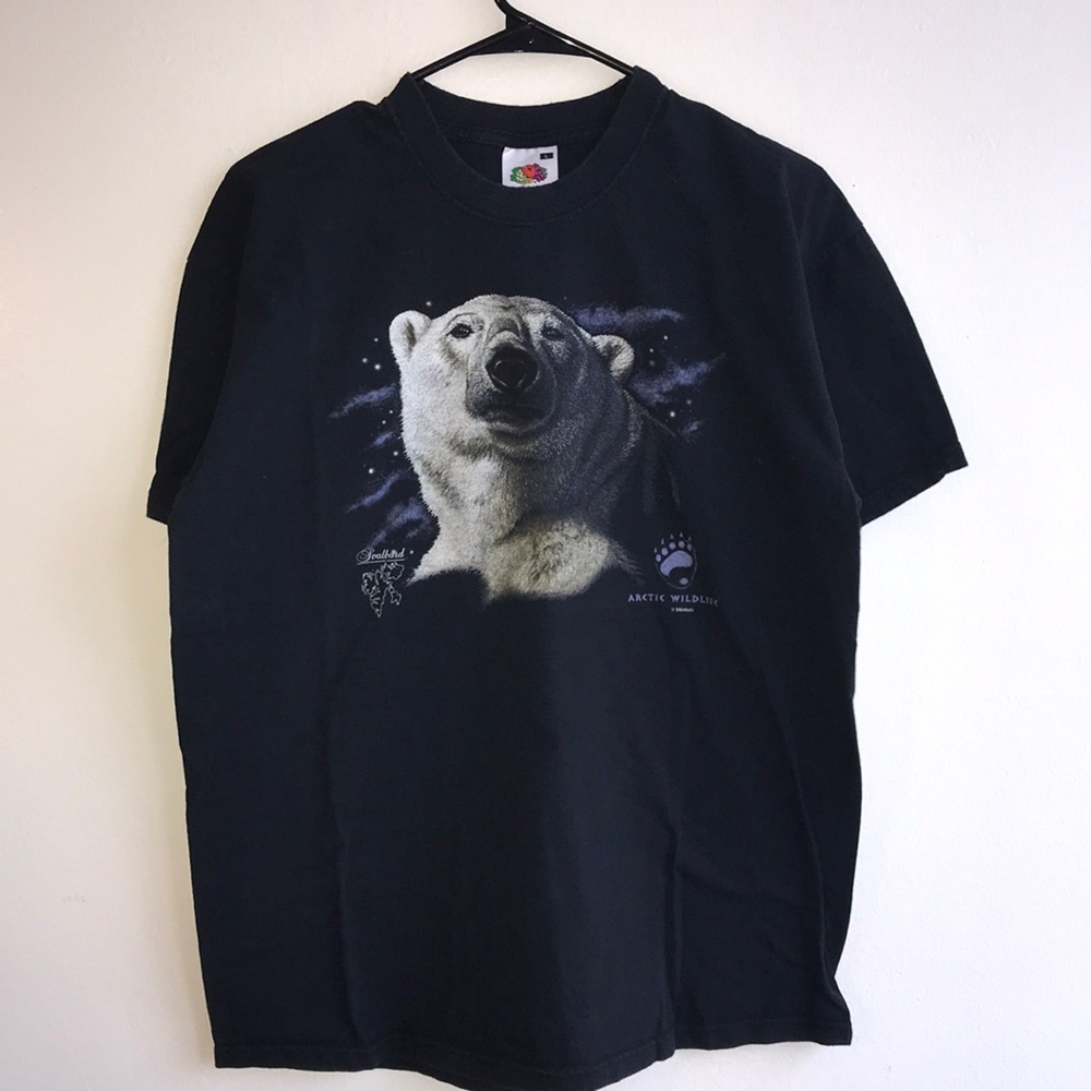 Svalbard Vintage Polar Bear Graphic T-Shirt